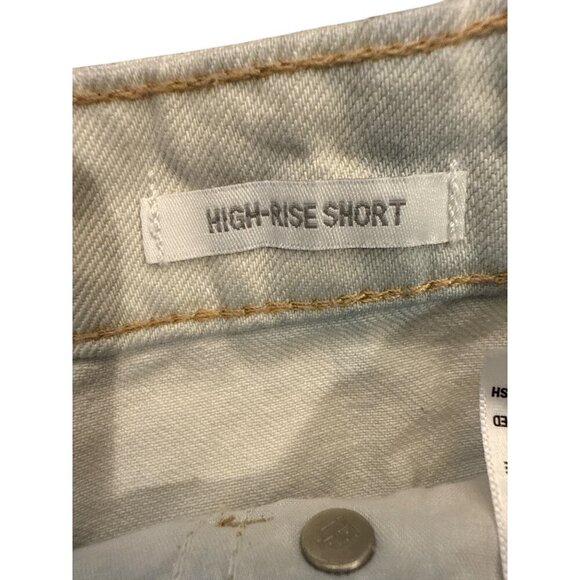 True Craft Jean Shorts Distressed Raw Hem Size 11 Juniors Pre-Owned EUC - Picture 7 of 8